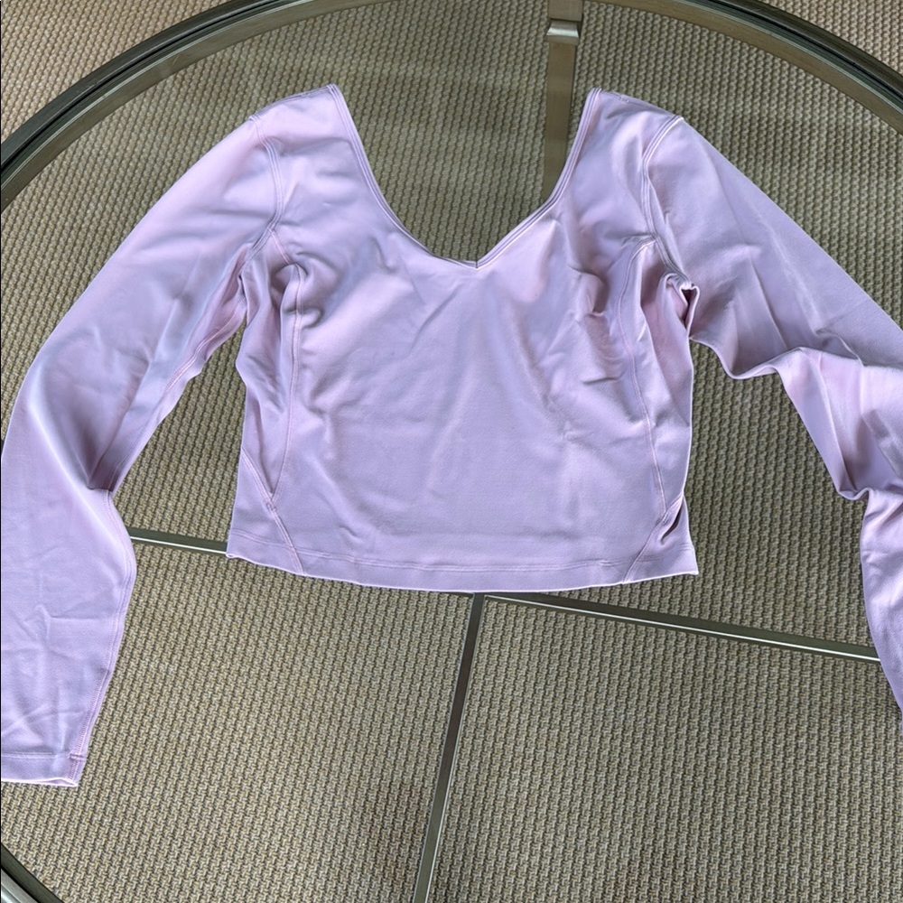 Lavender Long Sleeve Women's Top